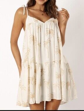 Petal and Pup Women's palm tree print Mini Dress nwt size xl new palm tree